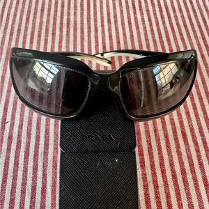 Prada Black and White Sunglasses